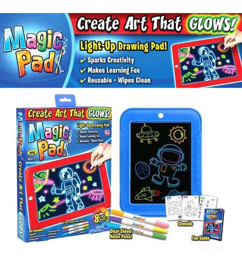 Magic Drawing Pad Toy Kids Luminous Board Paint Educational Toy Baby Intellectual Development Painting Learning Tool